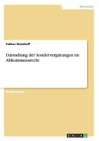 Darstellung der Sondervergütungen im Abkommensrecht 3640227530 Book Cover