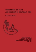 Conceptions of State and Kingship in Southeast Asia 087727018X Book Cover