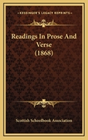 Readings In Prose And Verse 1437055087 Book Cover
