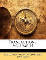 Transactions, Volume 14... 1248845110 Book Cover
