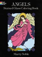 Angels Stained Glass Coloring Book 0486289915 Book Cover
