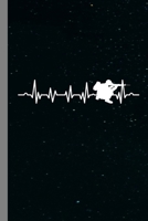 Sniper Heartbeat: Shooting Gift For Military (6"x9") Dot Grid Notebook To Write In 1086689992 Book Cover