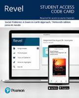 Revel for Social Problems: A Down-To-Earth Approach -- Access Card 0134521420 Book Cover