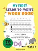 My first learn to write workbook 1513675109 Book Cover