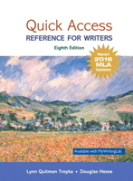 Quick Access, Reference for Writers (MyCompLab Series) 0205903614 Book Cover