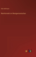 Reimformeln Im Westgermanischen 1143550714 Book Cover
