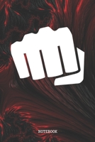 Notebook: I Love Boxing Sport Training Quote / Box Saying Boxer Coach Planner / Organizer / Lined Notebook (6 x 9) 1671158997 Book Cover