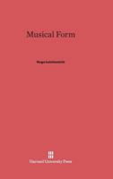 Musical Form 0674592018 Book Cover