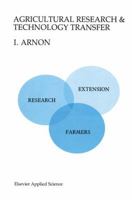 Agricultural Research and Technology Transfer 9401167737 Book Cover