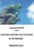 Nouveau recueil de citations et de pensées 2322095583 Book Cover