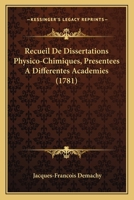 Recueil De Dissertations Phys. Chimiques... 1167024370 Book Cover
