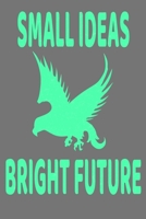 Small Ideas Bright Future: Lined Notebook 6x9 inches 166059801X Book Cover