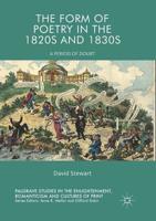 The Form of Poetry in the 1820s and 1830s: A Period of Doubt 3319705113 Book Cover