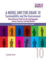 A Model Unit for Grade 10: Sustainability and the Environment: Natural Resources/Food from the Land/Geographic Literacy, Ecosystems (Including Weather 1553793889 Book Cover