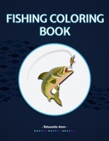 Fishing Coloring Book: Detailed Fishing Designs For Relaxation and Stress Relief for adults B08K4K2ZRC Book Cover