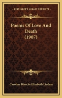 Poems of Love and Death 1178055930 Book Cover