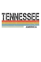 Tennessee: Cool Vintage Retro Stripes Tennessee Notebook Composition Makes For A Nice Gift And Souvenir For Friends, Family And Visitors To The State Of Tennessee Writing Journal Or Diary Lined Journa 1712633937 Book Cover