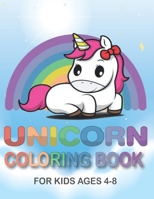 unicorn coloring book: unicorn coloring book adorable drawings for kids ages 4-8 B08CM8LWZ9 Book Cover