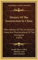 L'Insurrection en Chine 1021520594 Book Cover