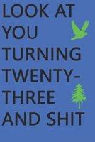 Look at You Turning Twenty-Three and Shit Notebook Birthday Gift : Lined Notebook/ Journal Gifts,120 Pages, 6?9, Soft Cover, Matte Finish 1676012621 Book Cover