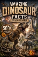 Amazing Dinosaur Facts for Curious Minds: 500 Incredible Dinosaur Facts About Fossils, Prehistoric Life, Evolution, Feathered Dinosaurs, Ancient ... Discoveries (Amazing Facts for Curious Minds) B0HBLGGM84 Book Cover