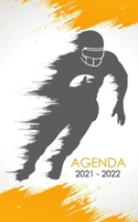 Agenda 2021 - 2022: Schulagenda oder Studentenplaner amerikanischer fußball sehr cool für studenten oder Schüler für die Schule, Universität, oder ... 1 Tag 1 Seite B09B33HF62 Book Cover