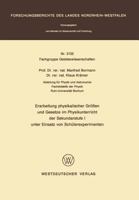 Erarbeitung Physikalischer Grossen Und Gesetze Im Physikunterricht Der Sekundarstufe I Unter Einsatz Von Schulerexperimenten 3531031325 Book Cover