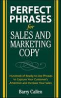 Perfect Phrases for Sales and Marketing Copy (Perfect Phrases) 0071495908 Book Cover