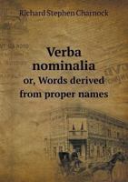 Verba Nominalia: Words derived from proper Names 3752557702 Book Cover
