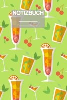 Notizbuch A5 Muster Zeichnung Drinks Drink Getränke Cocktail Eis Sommer: • 111 Seiten  • EXTRA Kalender 2020 •  Einzigartig •  Kariert •  Karo •  Raster  • Geschenk • Geschenkidee (German Edition) 1710371900 Book Cover