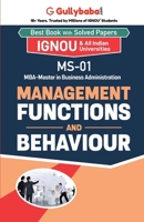 MS-01 Management Functions and Behaviour 8189086502 Book Cover