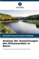 Analyse der Auswirkungen des Klimawandels in Benin (German Edition) 6208869544 Book Cover