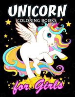 Unicorn Coloring Book for Girls: Cute Coloring Book Easy, Fun, Beautiful Coloring Pages 1986263312 Book Cover