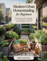 MODERN URBAN HOMESTEADING FOR BEGINNERS: The Complete Guide to Growing Food, Preserving, Composting & Self-Sufficiency in the City B0GZDY8JSH Book Cover