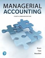 Managerial Accounting, Canadian Edition 013522215X Book Cover
