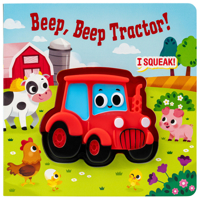 Squeeze & Squeak: Beep, Beep Tractor! 1667213644 Book Cover