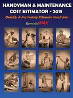 Handyman & Maintenance Cost Estimator - 2013 1300582286 Book Cover
