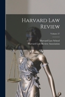Harvard Law Review; Volume 27 1017504261 Book Cover
