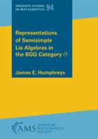 Representations of Semisimple Lie Algebras in the BGG Category $ Mathscr {o}$ 1470463261 Book Cover