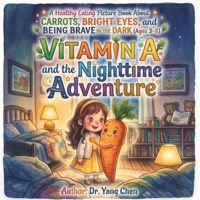 A Healthy Eating Picture Book About Carrots, Bright Eyes, and Being Brave in the Dark: Vitamin A and the Nighttime Adventure (Nutrient Friends: A Child's Journey to Healthy Eating) B0HC2QR1JV Book Cover