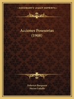 Acciones Posesorias (1908) 1275982565 Book Cover