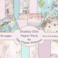 30 x 12 x12 Shabby Chic Scrapbook Pad 1672736110 Book Cover