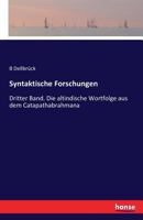 Syntaktische Forschungen 3742820923 Book Cover