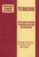 English-Turkish Turkish-English Dictionary (Hippocrene Standard Dictionary) 0781803810 Book Cover