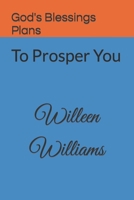 God's Blessings Plans: To Prosper You 0998724149 Book Cover