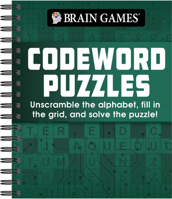 Brain Games - Codeword Puzzle: Unscramble the Alphabet, Fill in the Grid, and Solve the Puzzle! 1645586235 Book Cover