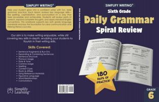3rd Grade Daily Grammar Practice and Spiral Review (Writing Skills Workbooks For Home Educators and Classroom Teachers) 1963268156 Book Cover