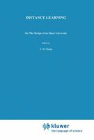 Distance Learning: On the Design of an Open University 0898380960 Book Cover
