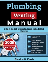 Plumbing Venting Manual: A Step-By-Step Guide To Installation, Vacuum Testing, And Field Diagnostics B0H9G6Y57Z Book Cover