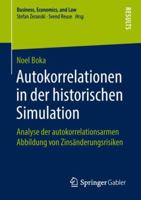 Autokorrelationen in der Historischen Simulation : Analyse der Autokorrelationsarmen Abbildung Von Zins?nderungsrisiken 3658211075 Book Cover